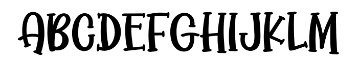 Cracker Vanilla Serif Font UPPERCASE