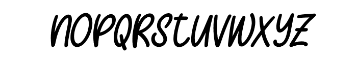 Craft Cream Italic Font LOWERCASE