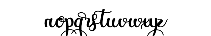 Craft Lovers Script Font LOWERCASE