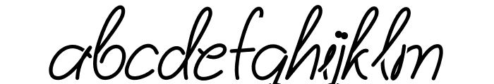 Craft String Font LOWERCASE