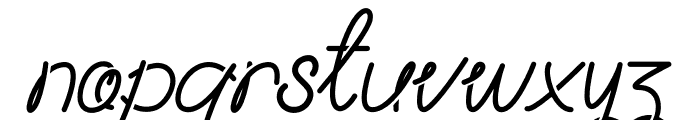 Craft String Font LOWERCASE