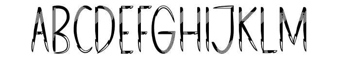 Craft Style Font UPPERCASE