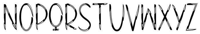Craft Style Font UPPERCASE