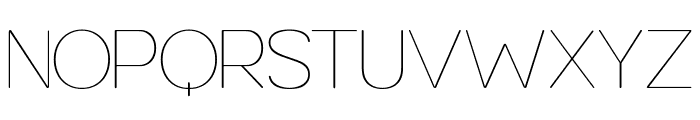 Crafter Dreams Rounded Thin Font UPPERCASE