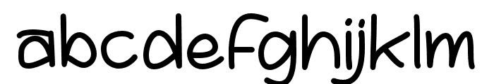 Crafting-Regular Font LOWERCASE