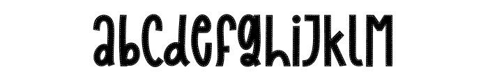 Crafting Stich Regular Font LOWERCASE