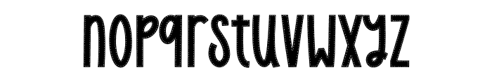 Crafting Stich Regular Font LOWERCASE