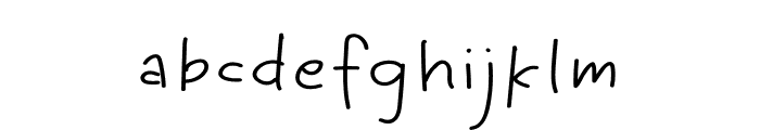 Crafting World Light Font LOWERCASE