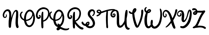 CraftySaturday-Regular Font UPPERCASE