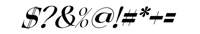Cralika Italic Font OTHER CHARS