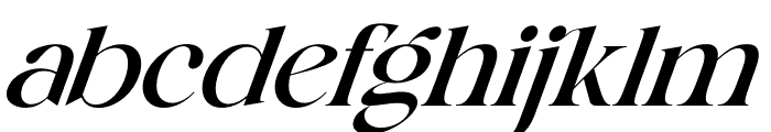 Cralika Italic Font LOWERCASE