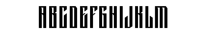 Cranax Font UPPERCASE