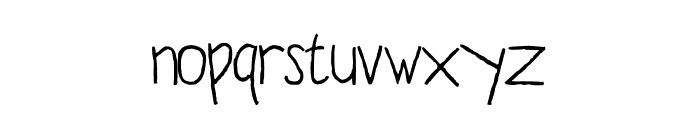 Crastel Regular Font LOWERCASE