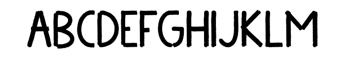 Crayon Grough Font UPPERCASE