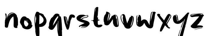 Crayon Paper Font LOWERCASE