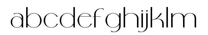 Crayond-Light Font LOWERCASE