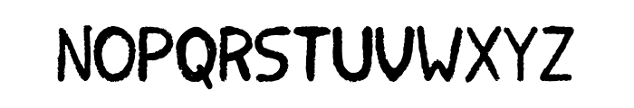 Crayonitta Font UPPERCASE