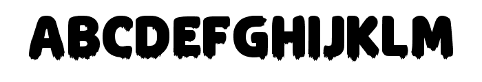 Crazy Spooky Regular Font UPPERCASE