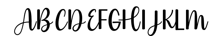 CreamyMatcha-Regular Font UPPERCASE