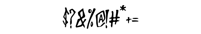 CreashDump-Regular Font OTHER CHARS