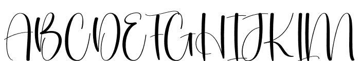 Creative Handwriting Font UPPERCASE