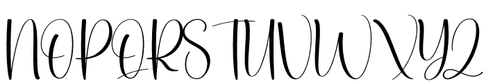 Creative Handwriting Font UPPERCASE