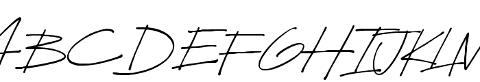 Creative Signature Regular Font UPPERCASE