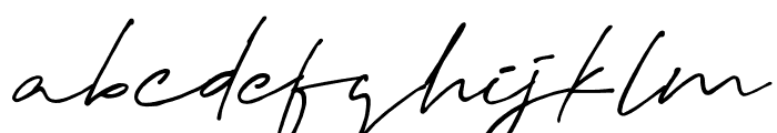 Creative Signature Regular Font LOWERCASE
