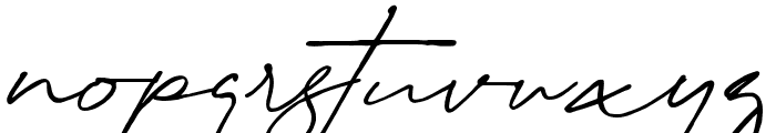 Creative Signature Regular Font LOWERCASE