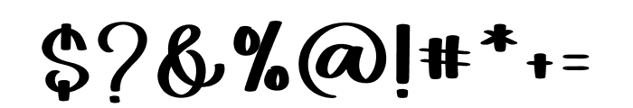 Creative Signature Font OTHER CHARS