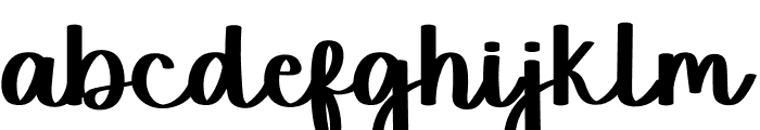 Creative Signature Font LOWERCASE