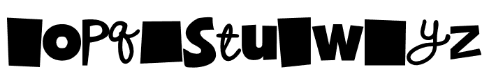Creative Spring Font LOWERCASE