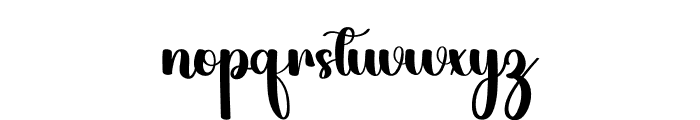 Creative Varsity Font LOWERCASE