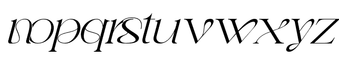 Creativity Enhances Light Italic Font LOWERCASE