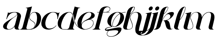 Creativity Enhances Regular Italic Font LOWERCASE