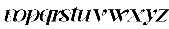 Creativity Enhances Regular Italic Font LOWERCASE