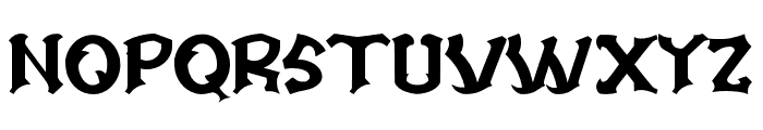 Creature-Regular Font LOWERCASE