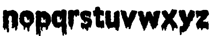 Creature Slime Bold Font LOWERCASE
