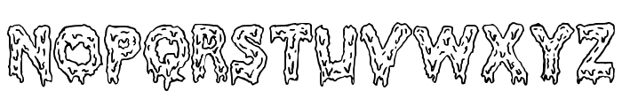 Creature Slime Regular Font UPPERCASE