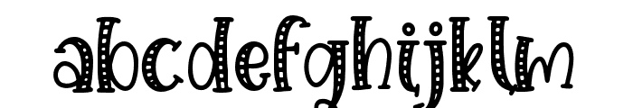 Creaty Stairy Font LOWERCASE