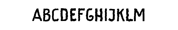 Creeplens-Regular Font LOWERCASE
