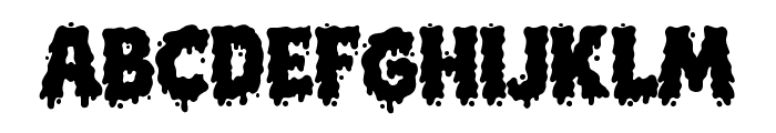 Creepy Bloody Regular Font UPPERCASE