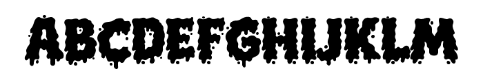 Creepy Bloody Regular Font LOWERCASE