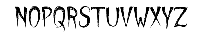 Creepy Spooky Font LOWERCASE