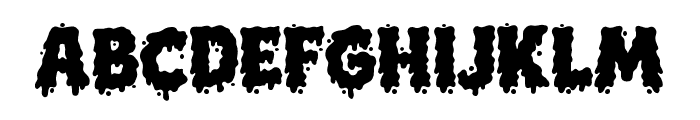 CreepyBloody-Regular Font LOWERCASE