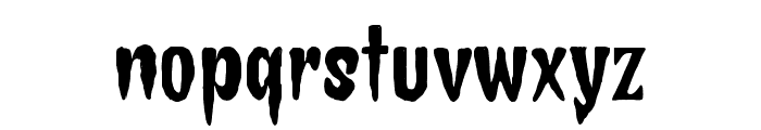 CreepyMansion Font LOWERCASE