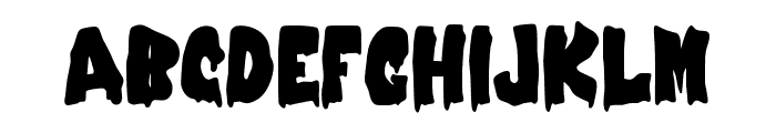 CreepySpookyRegular Font UPPERCASE