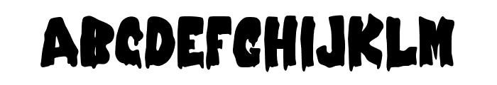 CreepySpookyRegular Font LOWERCASE