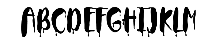 Creepyon Font UPPERCASE