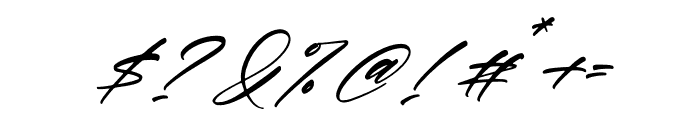Crehme Honstlan Italic Font OTHER CHARS